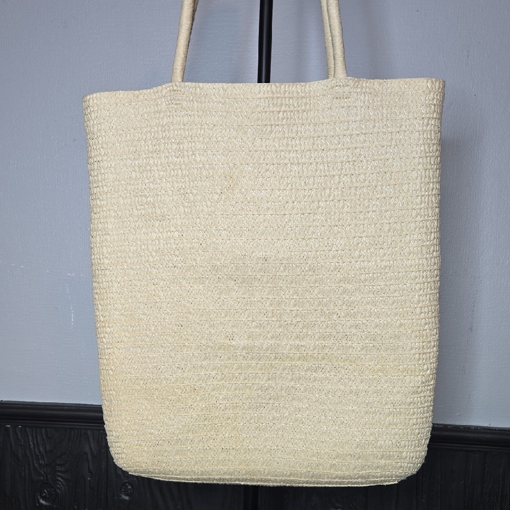 Woven Beach‎ Tote, 13.5" x 15"